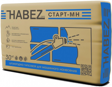 Штукатурка гипсовая Хабез СТАРТ МН 30кг 45шт/под