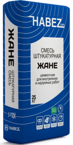 Штукатурка цементная Хабез ЖАНЕ 25кг 56шт/под