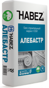 Гипс строительный Хабез (АЛЕБАСТР) 25кг 50шт/под
