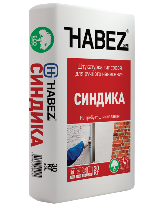 Штукатурка гипсовая Хабез СИНДИКА РН 30кг 45шт/под