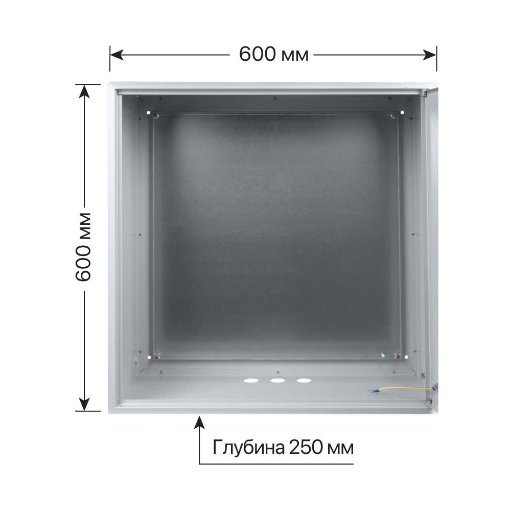 Корпус металлический ЩМП-6.6.2-0 (600х600х250) TDM
