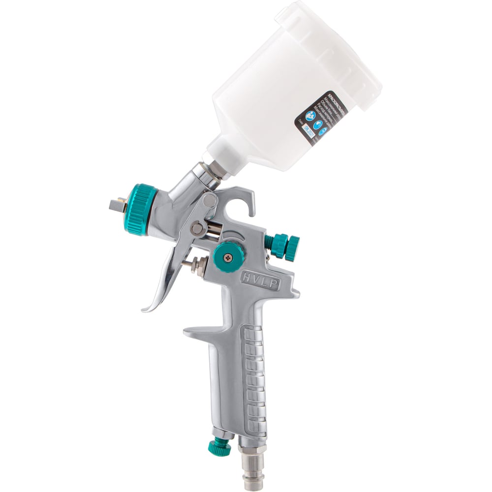 Краскораспылитель AG 810 HVLP,гравитационный,сопло 0,8мм и 1 мм/Stels