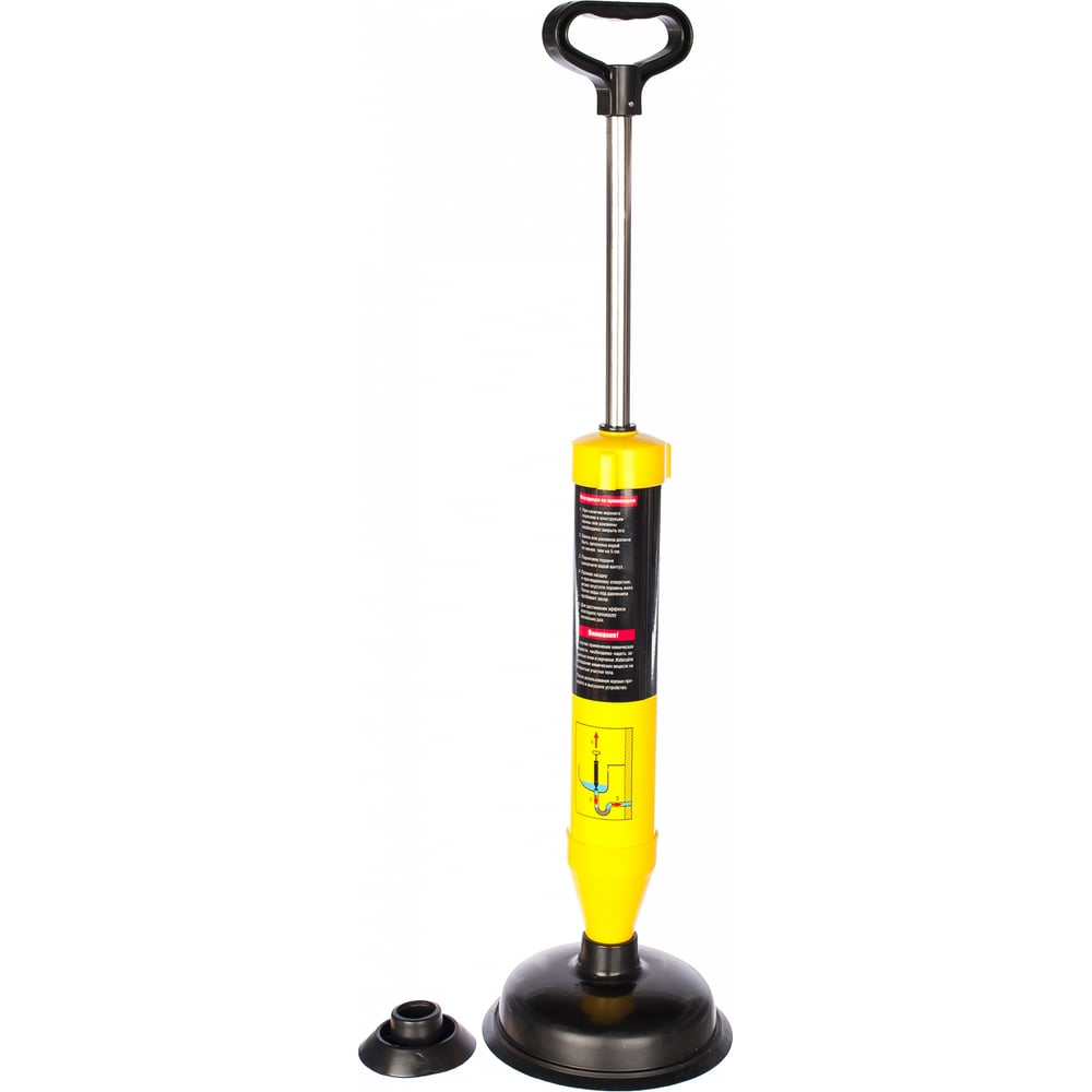Вантуз вакуумный с двумя адаптерами PROPump, STAYER PROFESSIONAL, 1/8