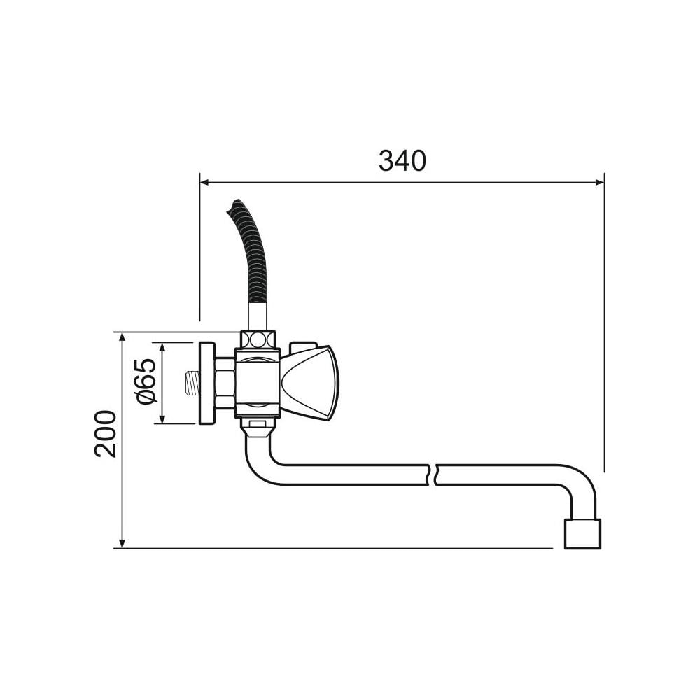 Смеситель для ванны SL 119-143