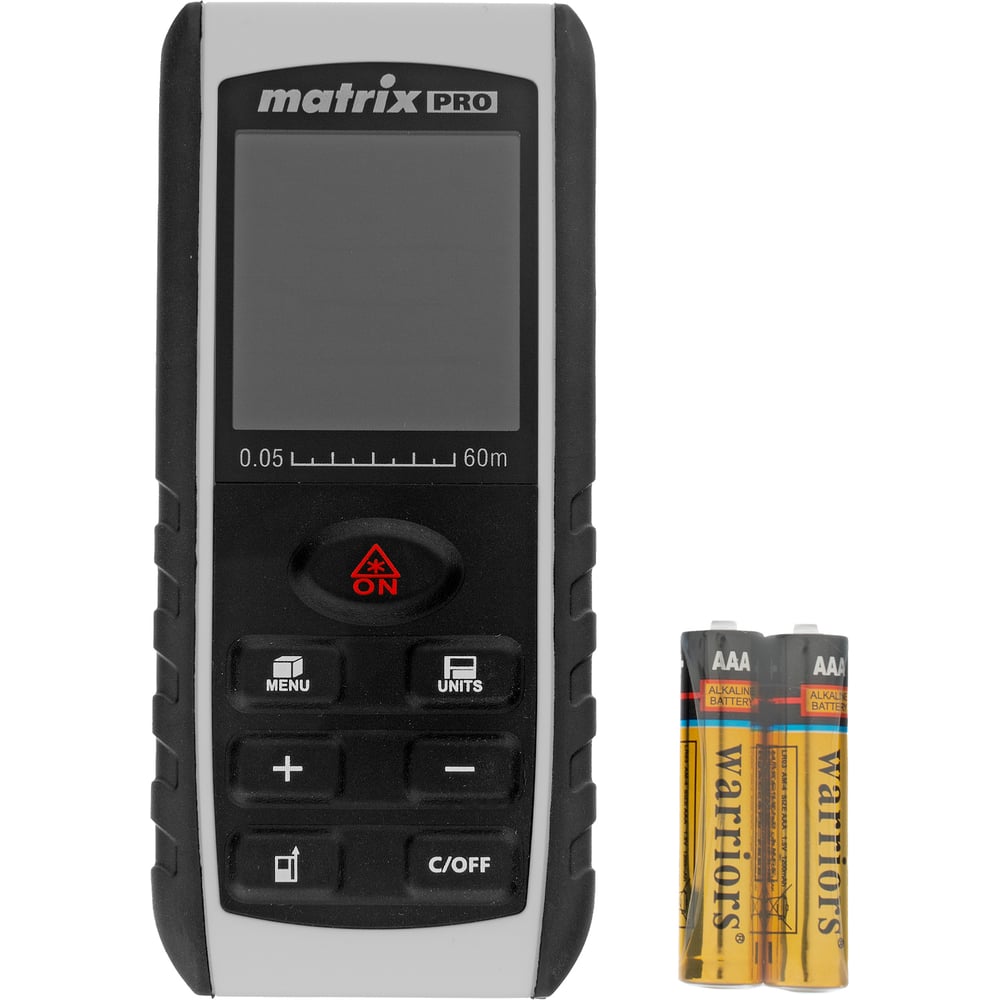 Лазерный дальномер Matrix LD-60, 60м, с электронным угломером