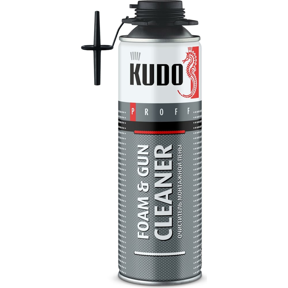 Очиститель монтажной пены KUDO Proff Foam & Gun cleaner 650мл 1/12