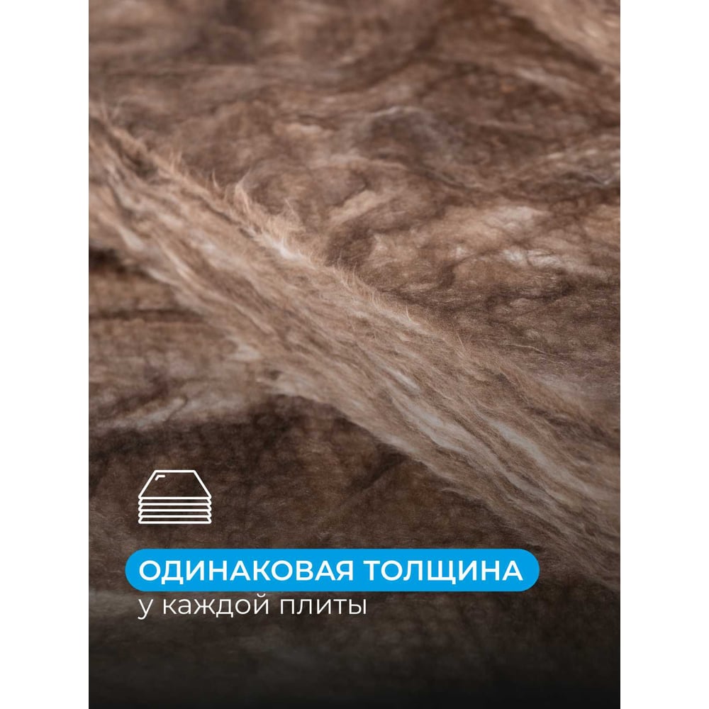 Мин.Изоляция КнауфТК АКУСТИКнауф д/ПЕРЕГОРОДОК AS037 100X610X1230 (8шт/6м2/0,6м3 32уп) 639988