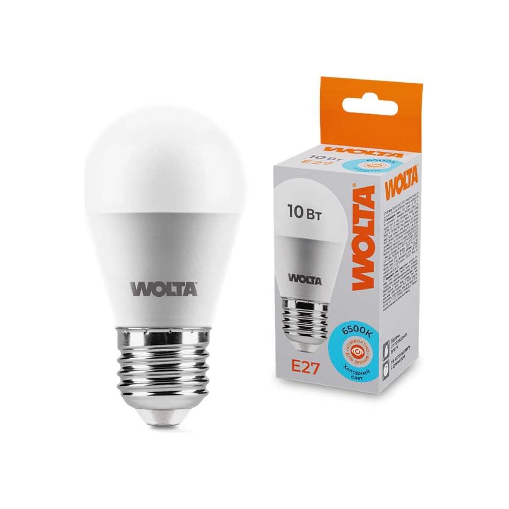 Лампа LED WOLTA 25W45GL10E27 6500K