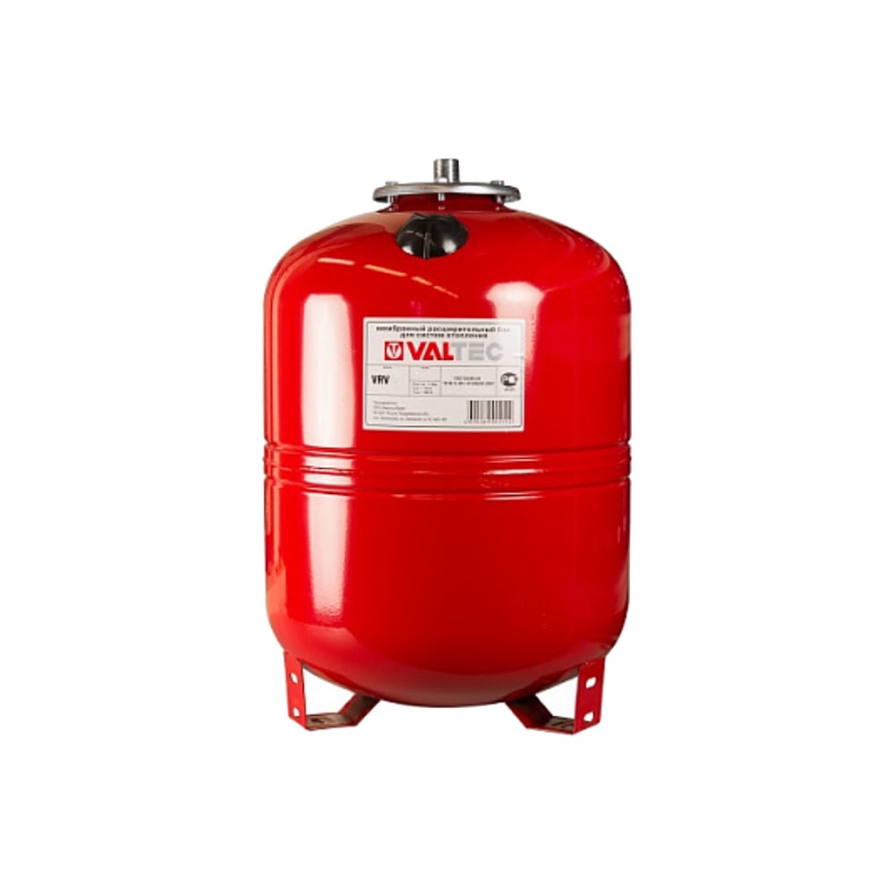 Бак расширительный для отопления 50л.КРАСНЫЙ (с ножками)VALTEC