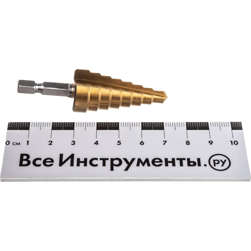 Сверло ступенчатое по металлу для отверстий 6-20мм, Ремоколор