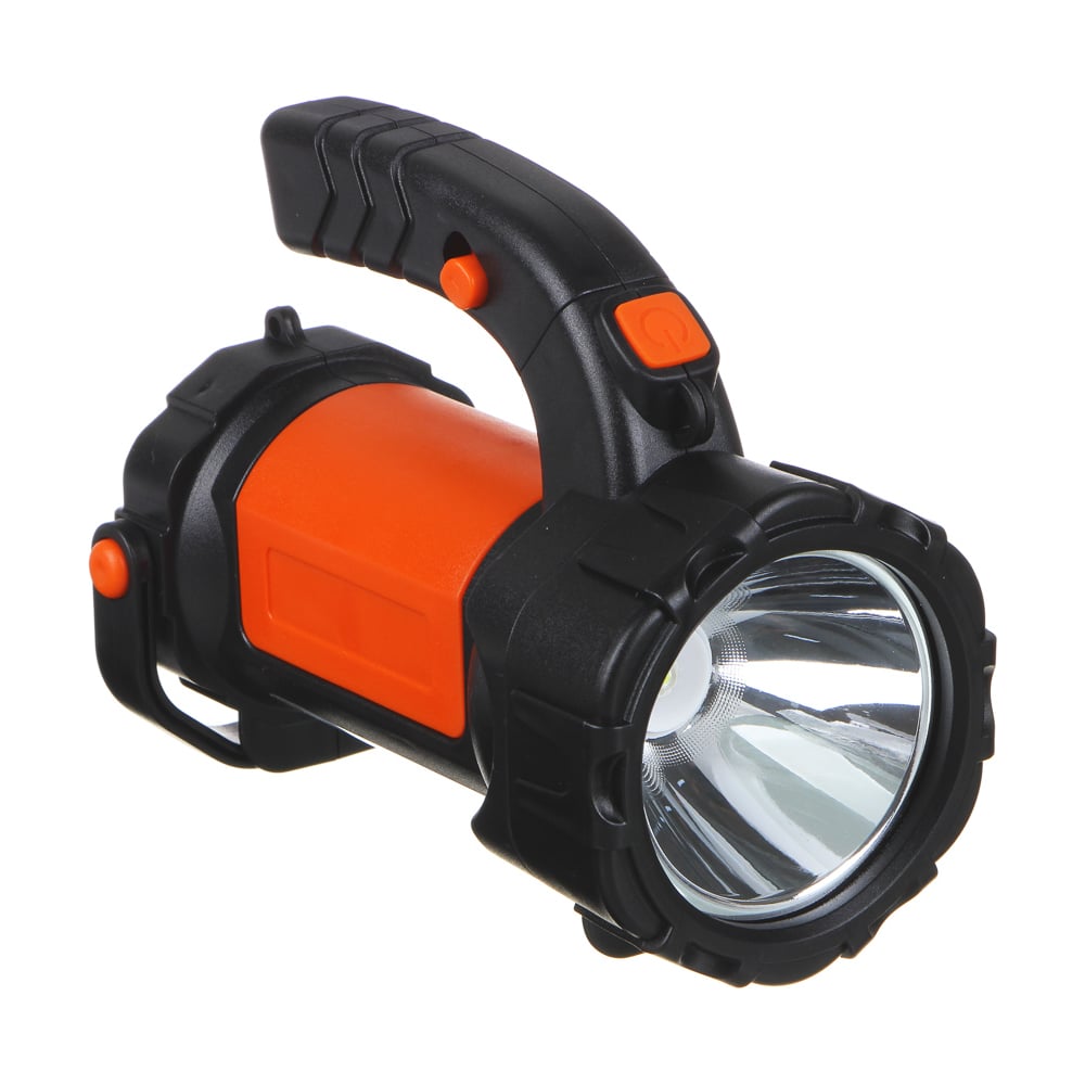 Фонарь-прожектор "Чингисхан" аккумуляторный 2в1 1 LED+1COB, 3Вт, 220В, 7режимов