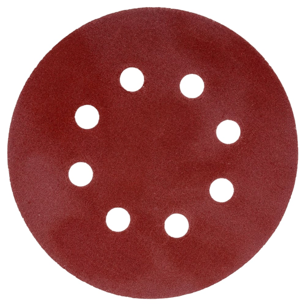 Круги шлифовальные 5шт, алюм-оксид, с липучкой 125мм, P180, Курс