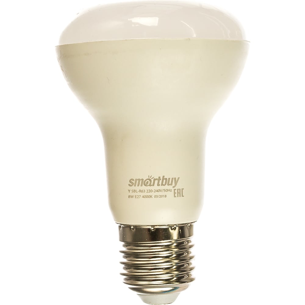 Светодиодная (LED) Лампа Smartbuy-R63-08W/4000/E27