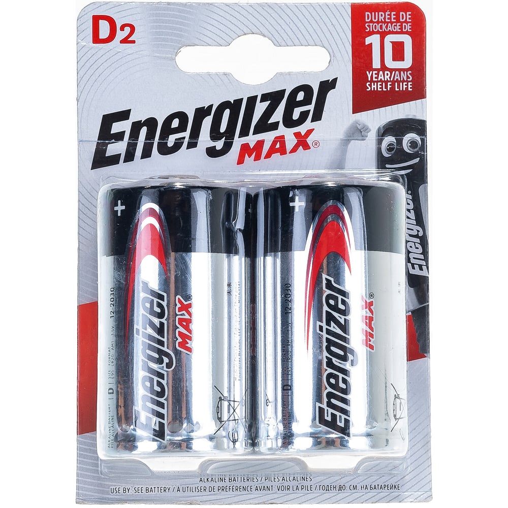 Батарейка Energizer Max E95 d BP2