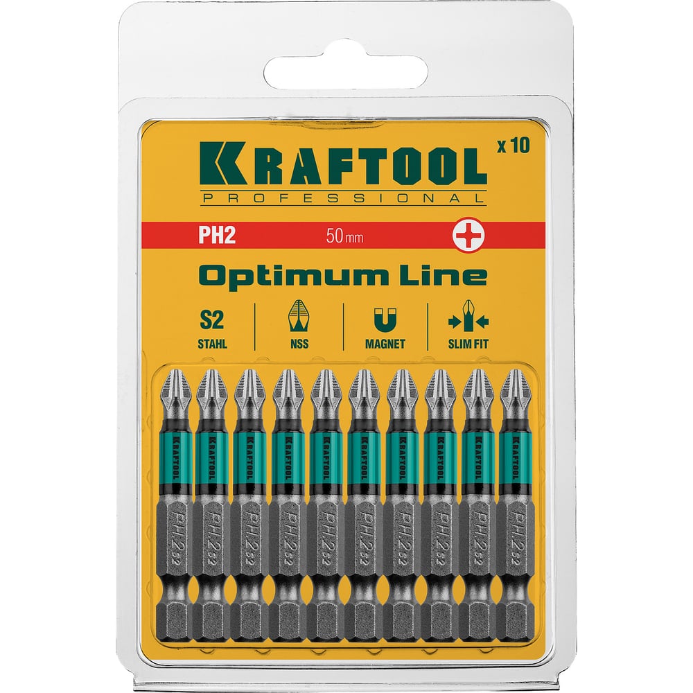 Бита на саморезы KRAFTOOL PH 2/50