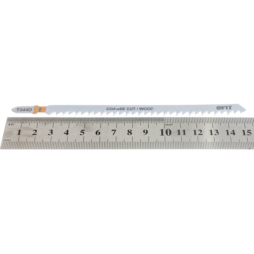 Пилки для лобзика по дереву, HCS, 151/126/4мм (T344D), FIT