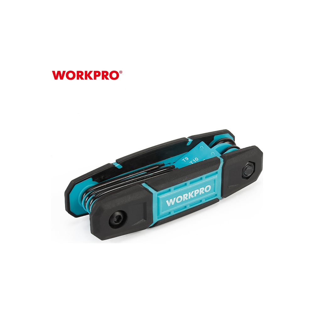 Набор шестигранных ключей 8шт (TORX) WORKPRO складной