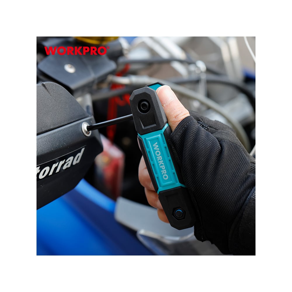 Набор шестигранных ключей 8шт (TORX) WORKPRO складной