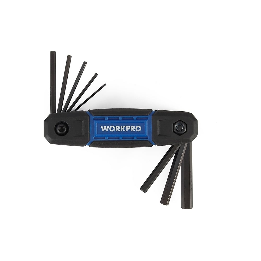 Набор шестигранных ключей 8шт (Метрический) WORKPRO складной