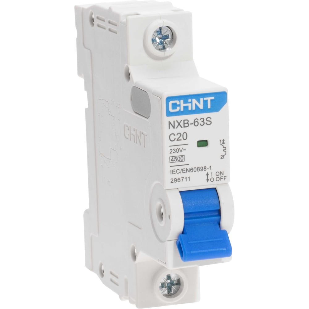 Авто выкл. CHNT NXB-63S 1P 20A 4.5kA