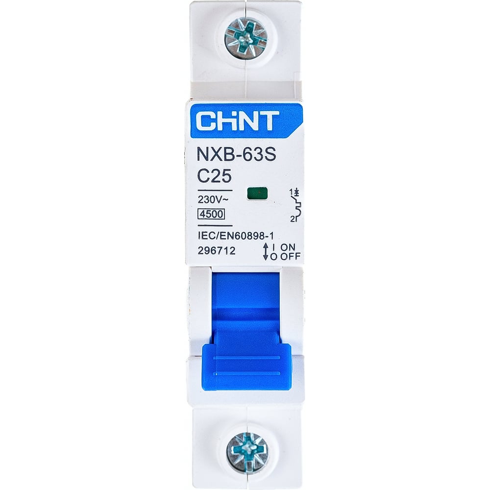 Авто выкл. CHNT NXB-63S 1P 25A 4.5kA