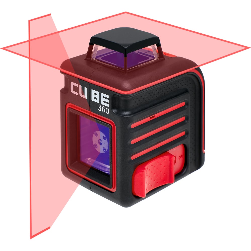 Уровень лазерный CUBE 360*, 2 красных диода, проекция, Hm 635, диапазон 20м, ADA