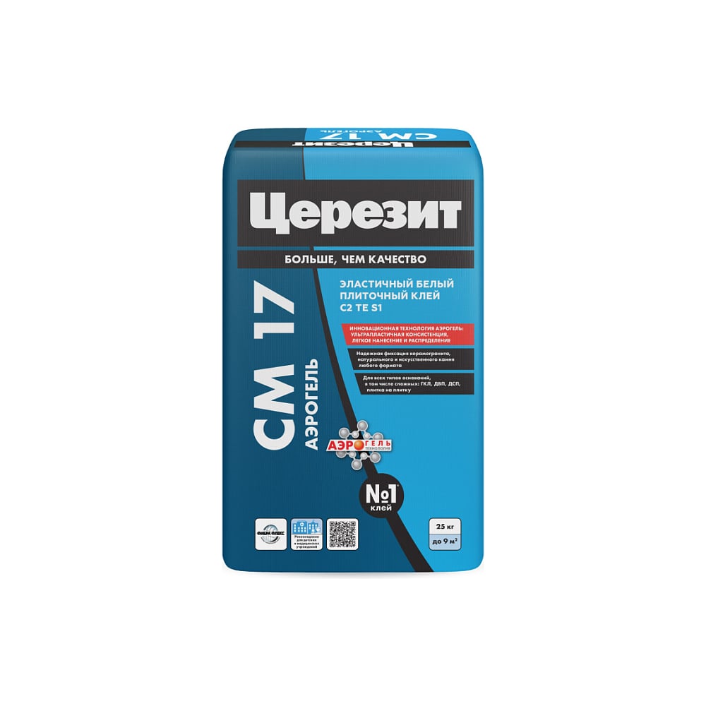 Клей д/плитки Ceresit CM17 АЭРОГЕЛЬ (25кг/48шт)
