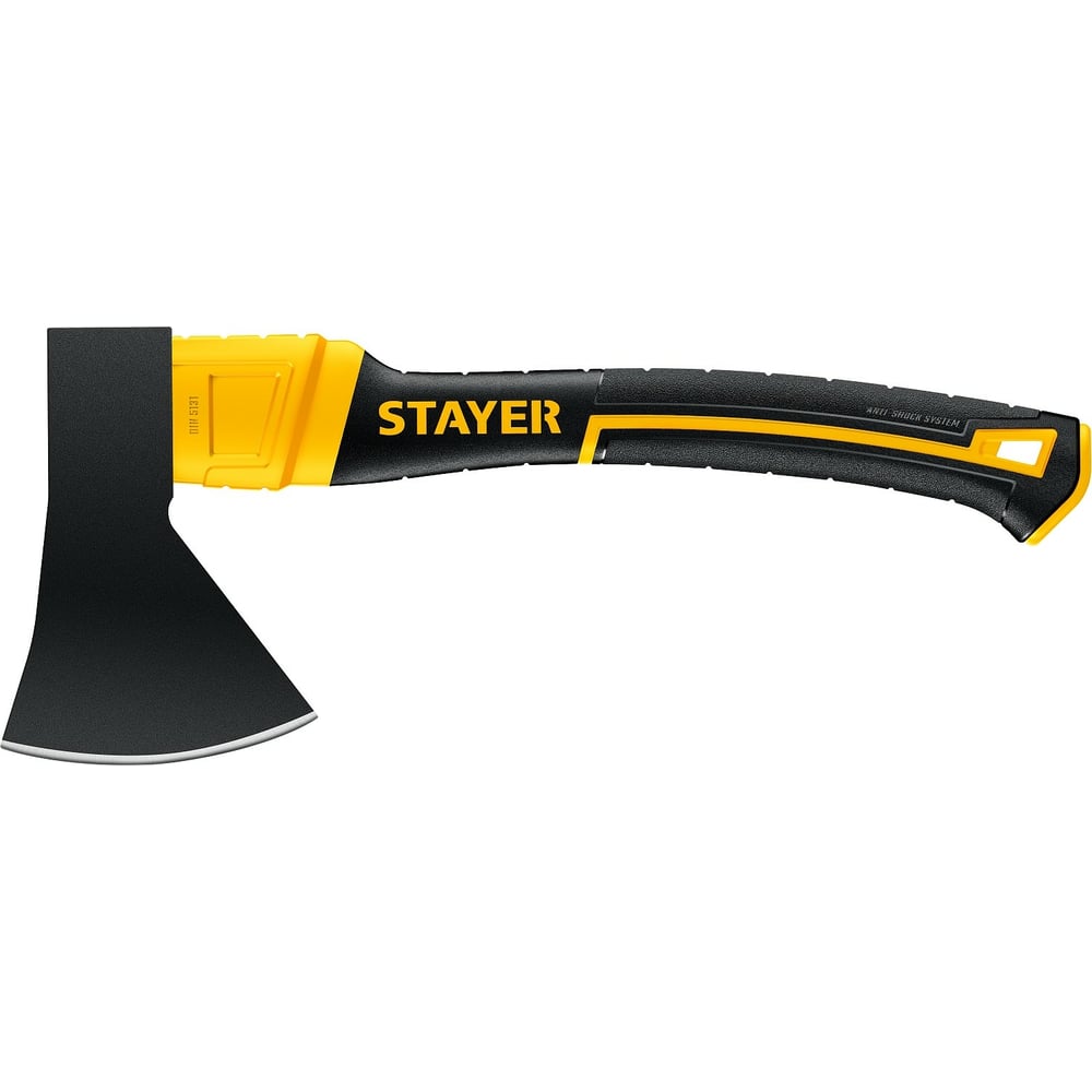 Топор ,800г, кованый с двухкомпонетной стеклопластиковой рукояткой STAYER