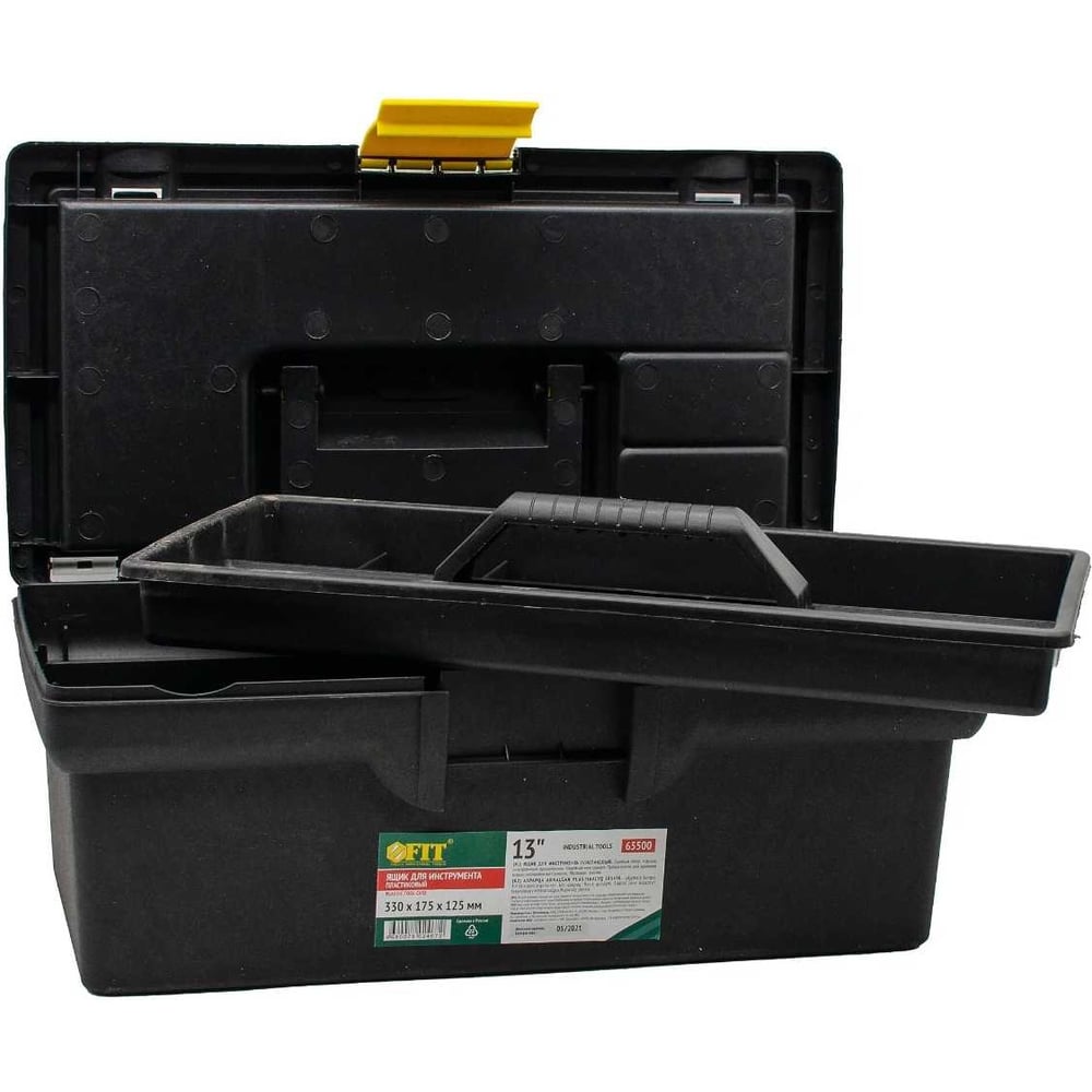 FIT Ящик для инструмента пластиковый 13" (33 х 17,5 х 12,5 см)