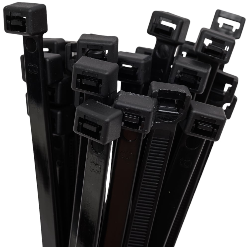 Стяжки нейлоновые КСС 9*550(ч) (100шт.) Fortisflex