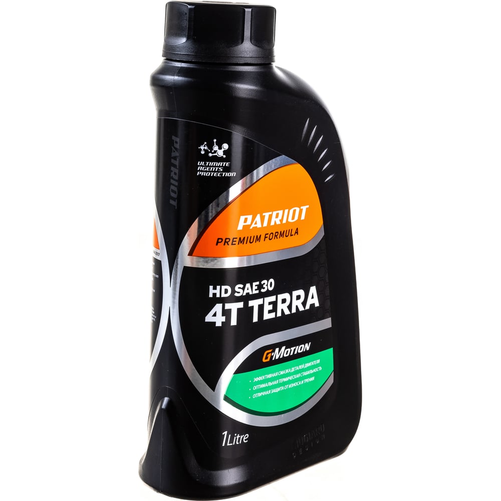 Масло минеральное PATRIOT G-Motion HD SAE 30 4T TERRA, 1л