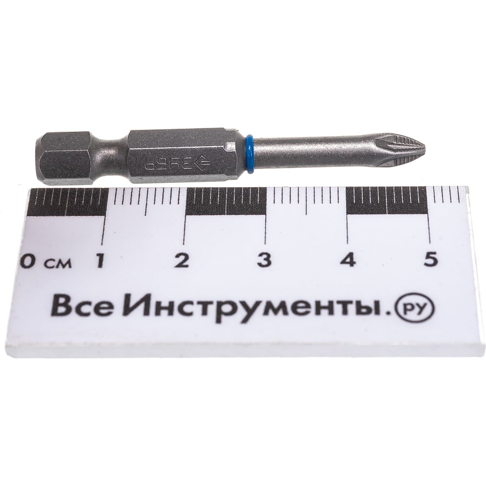 Биты торсионные, Эксперт, отбоечные, тип хвостовика Е1/4, РZ1, 50мм, 2шт, ЗУБР