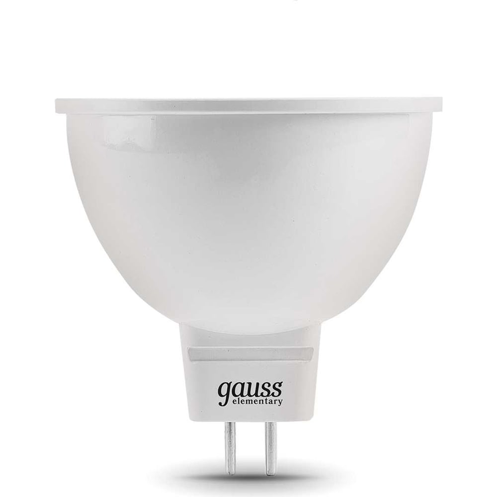 Лампа светодиодная LED Elementary MR16 GU 5.3 9W  6500K, холодный белый, GAUSS