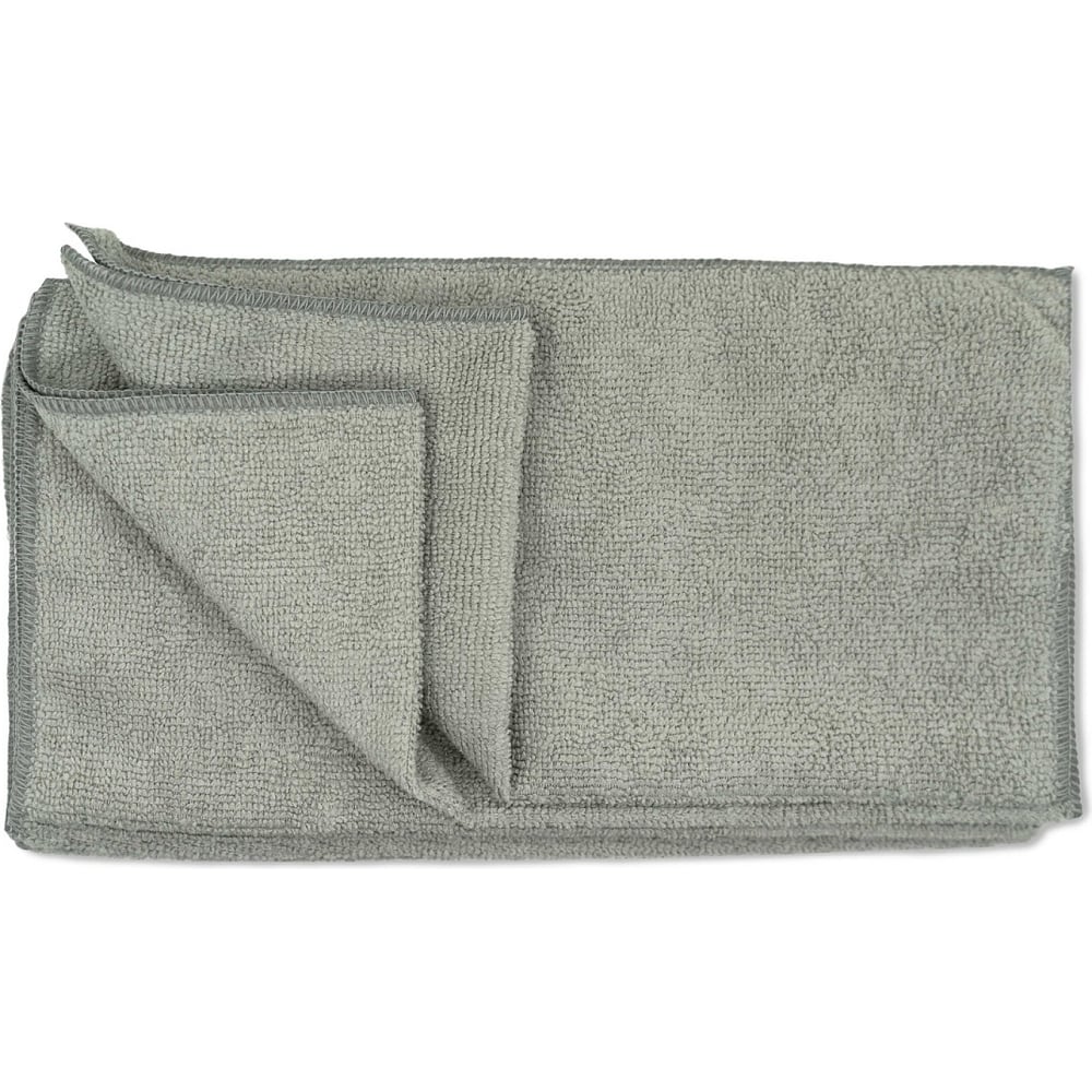 Салфетка микрофибра 220 г/м 35*40 Серая (10шт) GRASS