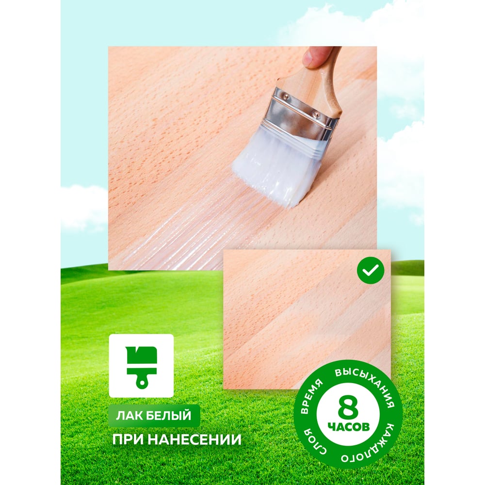 (Уцененный) Лак  акриловый универсальный по дереву (0,9л) FARBITEX PROFI,WOOD 1/6