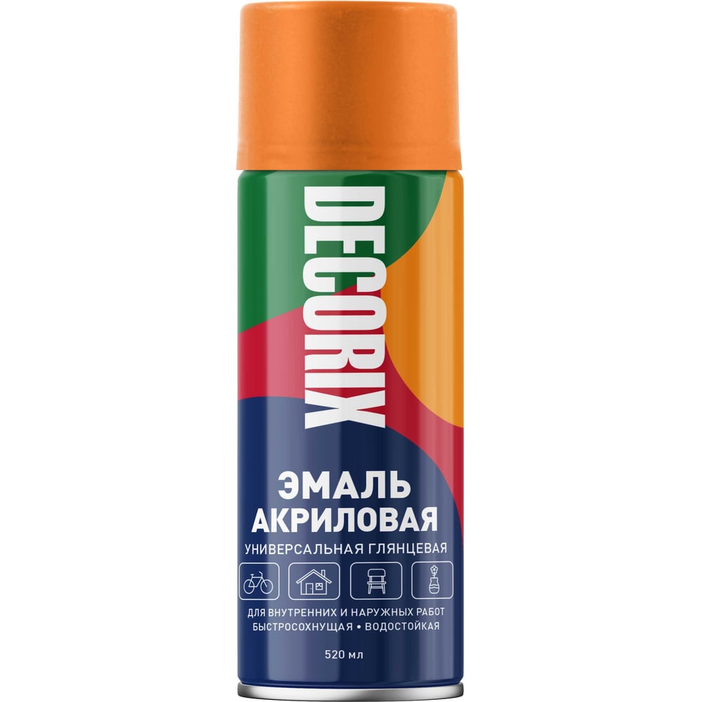 Аэрозоль Decorix универс.апельсиновый 520мл (12шт/уп) NO.31