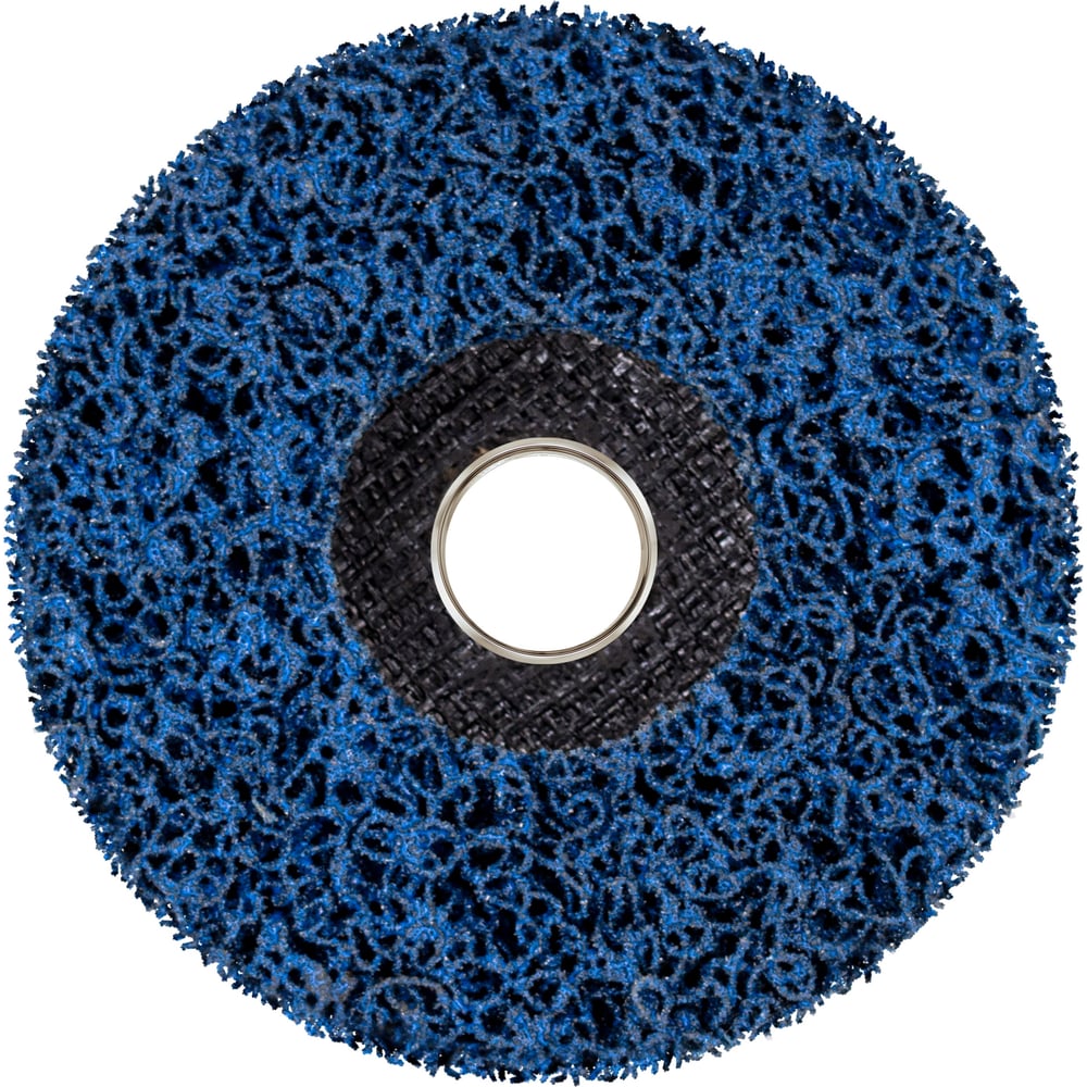 Круг зачист. полимер. (коралловый) Голубой,  coarse grain (грубый), 125х22,2х15мм, Ремоколор
