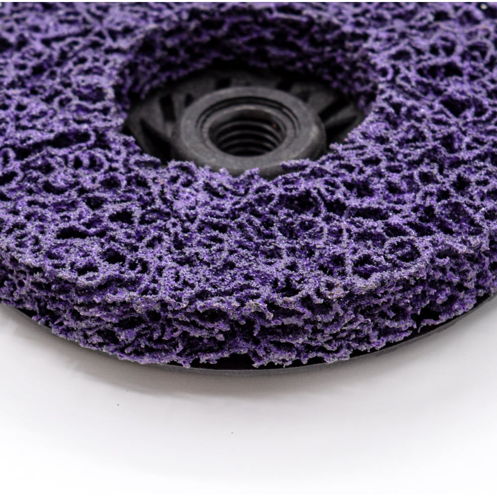 Круг зачист. полимер. (коралловый) Фиолет., extra coarse (очень грубый), 125хМ14х15мм, Ремоколор