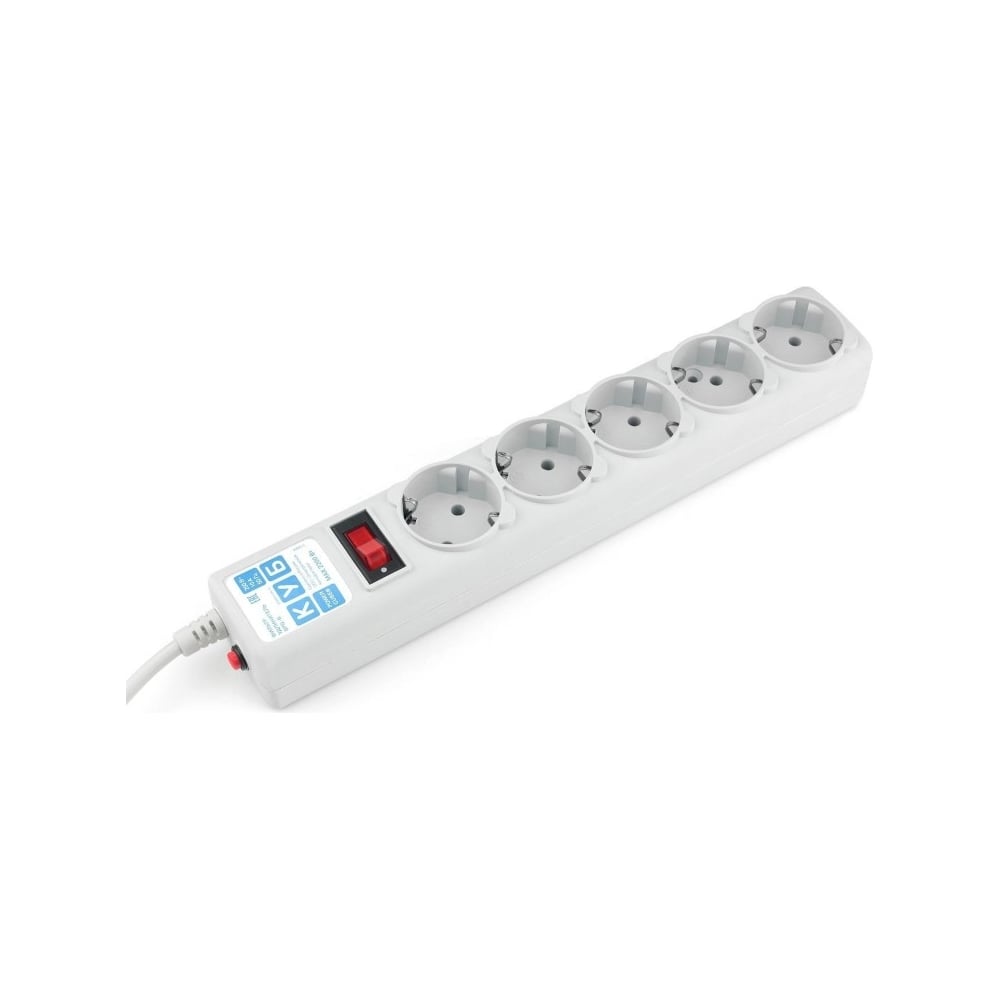 С фильтр Power Cube B 5,0м 5 розеток серый 30шт
