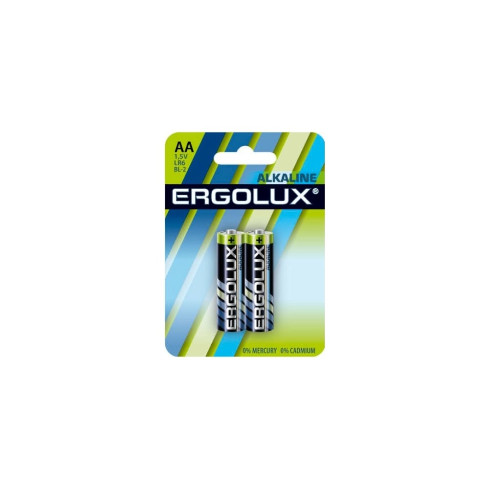ERGOLUX LR6 Alkaline BL-2 (бат-ка 1,5В) 20шт
