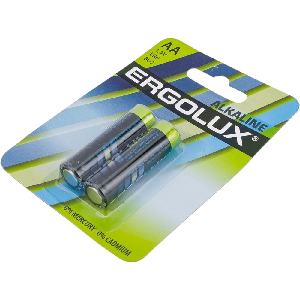 ERGOLUX LR6 Alkaline BL-2 (бат-ка 1,5В) 20шт