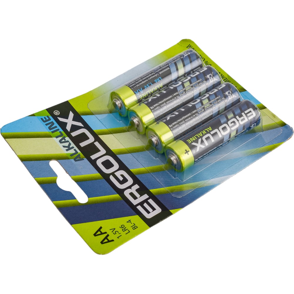 ERGOLUX LR6 Alkaline BL-4 (бат-ка 1,5В) 40шт
