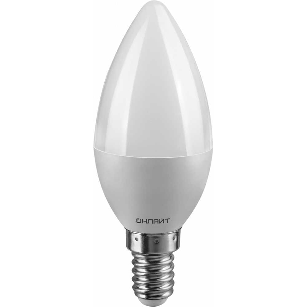 Лампа ОНЛАЙТ 71 629 OLL-C37-6-230-4K-E14 FR 100шт