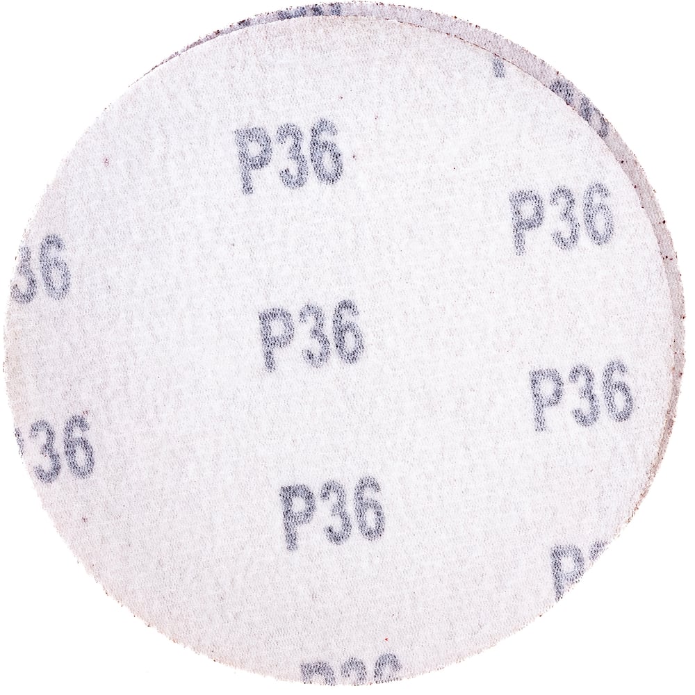 Круги шлифовальные 5 шт. алюм-оксид., 125мм c липучкой (Р36)//FIT