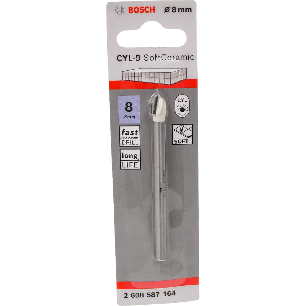 BOSCH 2608587164 (Сверло CYL-9 Ceramic, 8х80мм)
