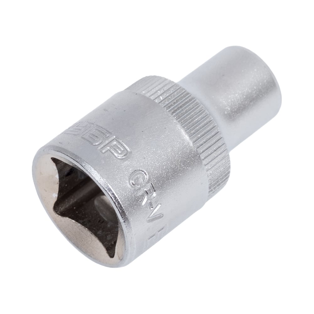 Головка торцовая ЗУБР "МАСТЕР" (1/2"), Cr-V E-TORX, хроматированное покрытие, E10
