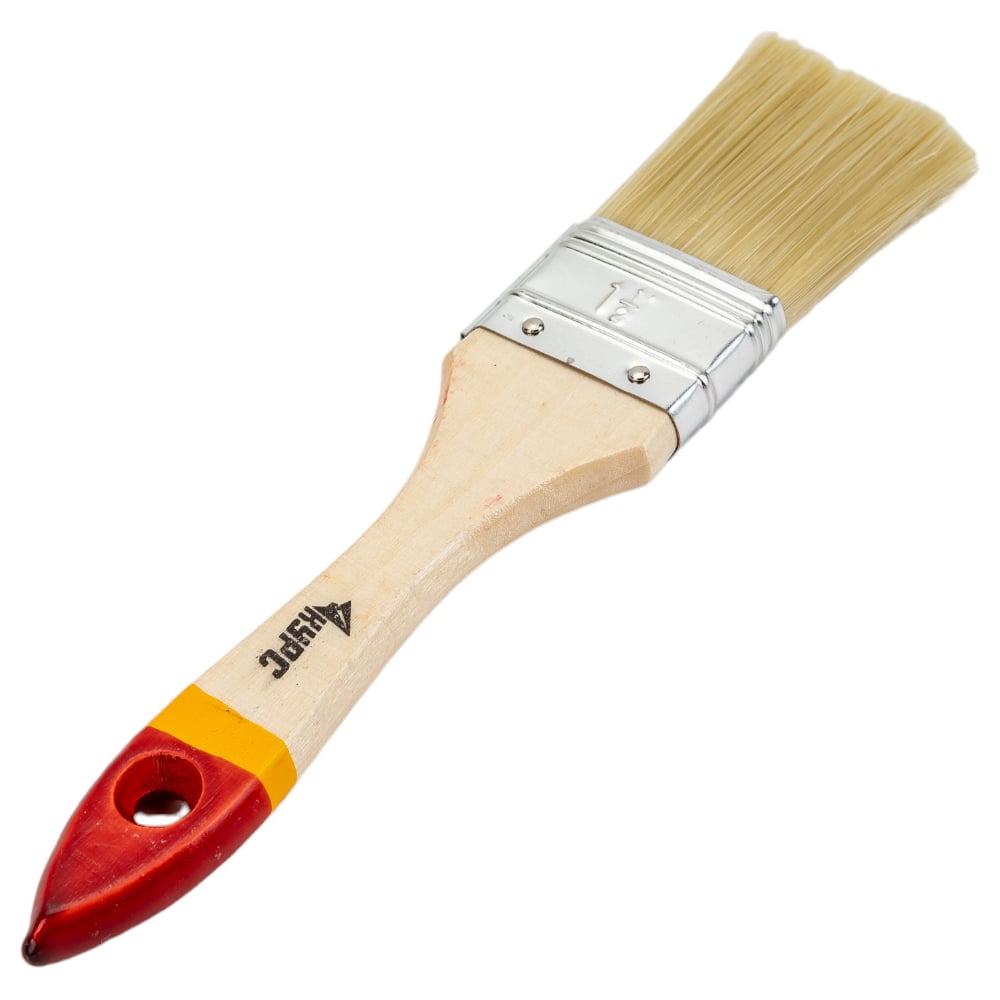 Кисть флейцевая "Модерн",иск.щетина,деревянная ручка 1,5"(38мм)