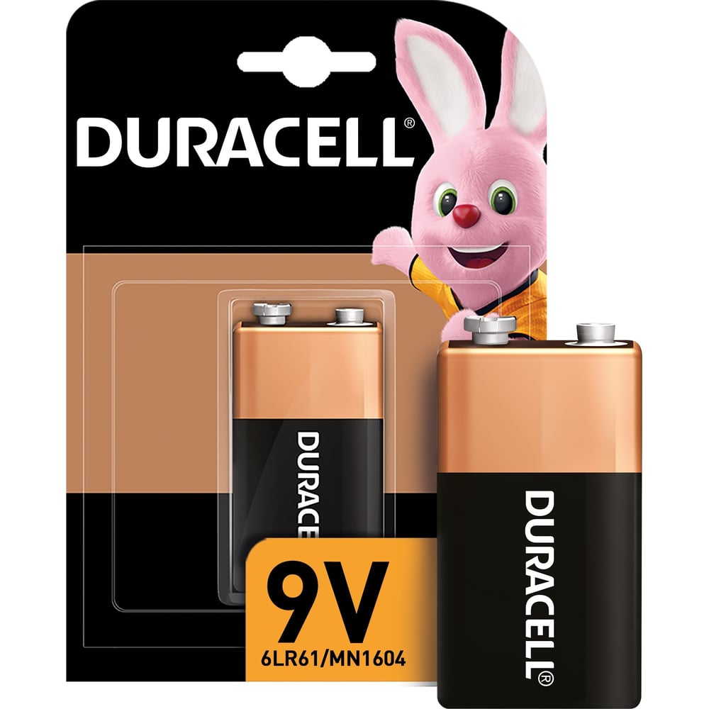 Батарейка Durasell 6LR61(10) Крона