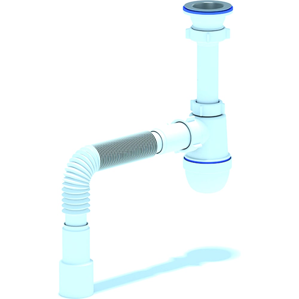 Сифон Анти Грот 1 1/2"* 40 с гибкой трубой 40х40/50 А0110