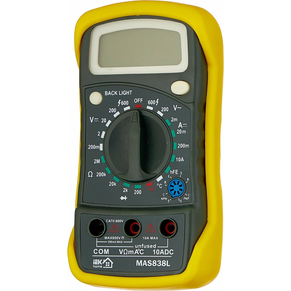 Мультиметр цифровой Master MAS838L ИЭК
